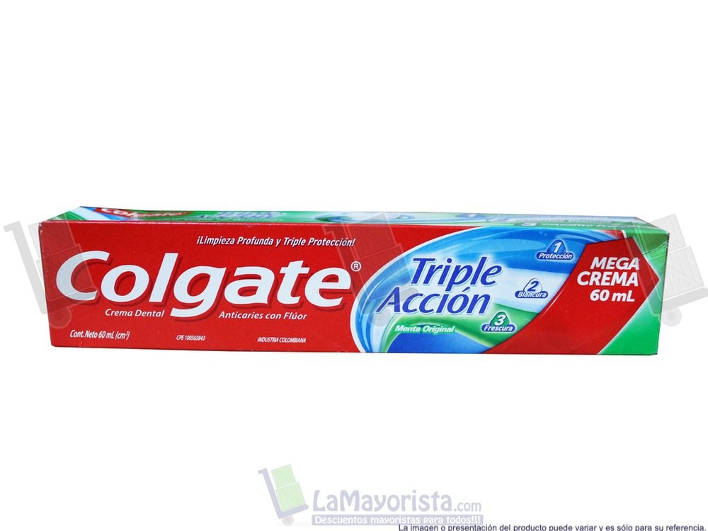 COLGATE TRIPLE ACCION X 60cc.