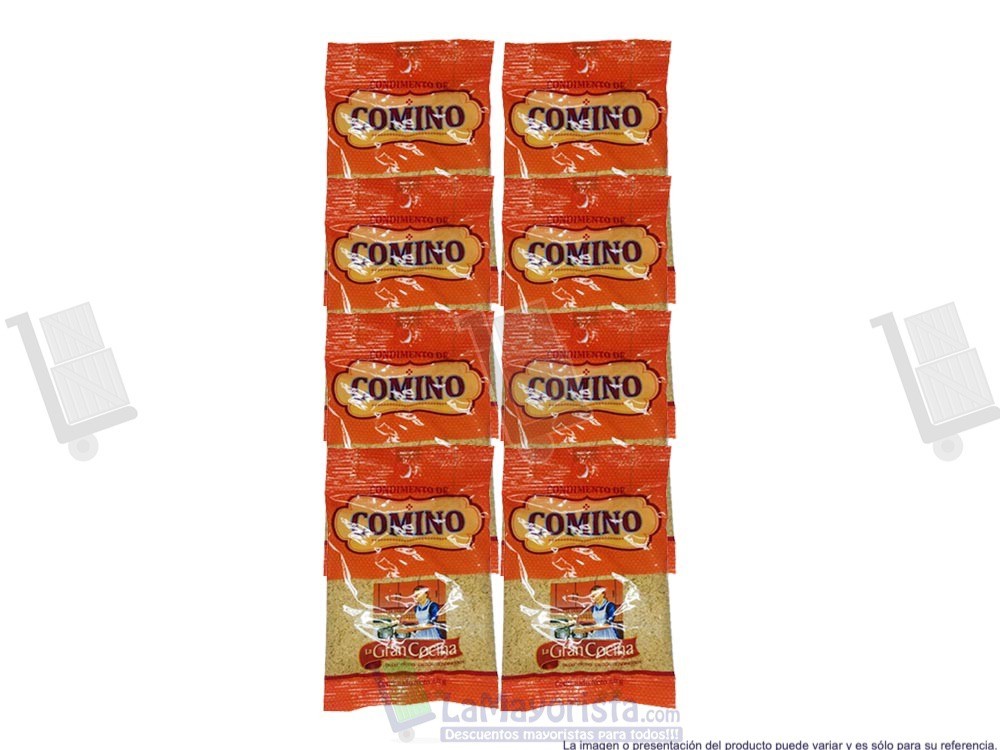 -Al por mayor- Comino La Gran Cocina 8Gr X 24unidades