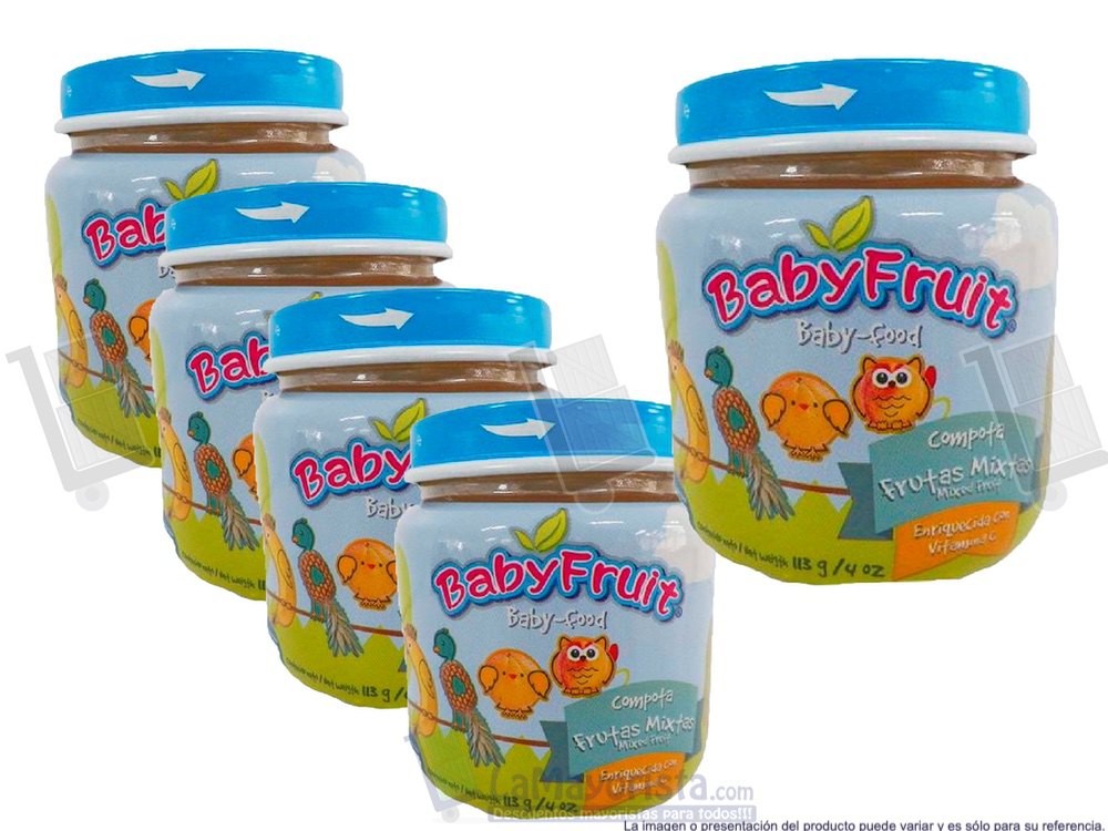 -Al por mayor- Compota Baby Frut Frutas *113G