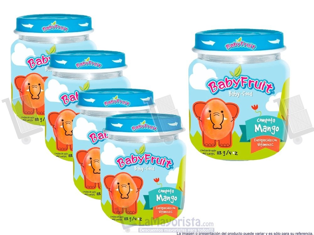 -Al por mayor- Compota Baby Frut Mango *113G