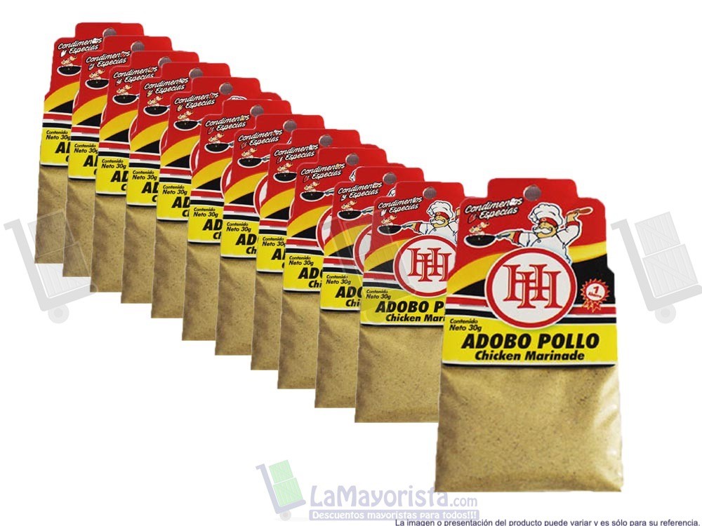 -Al por mayor- Condimento Adobo Pollo Hh X30Gr.