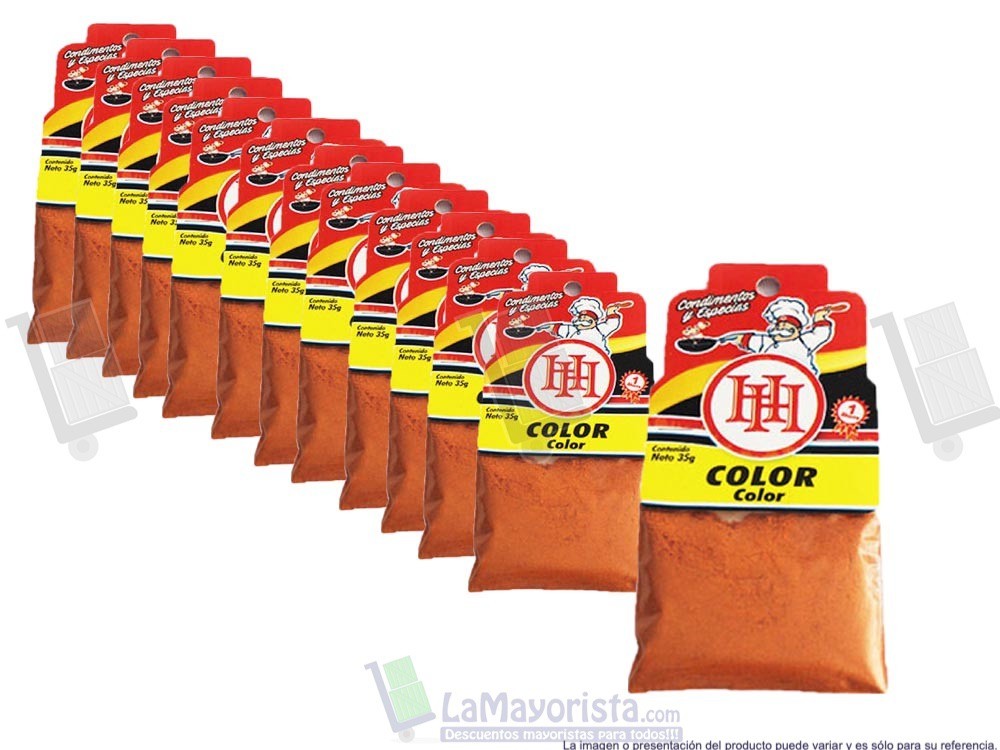 -Al por mayor- Condimento Color Hh X 35Gr.