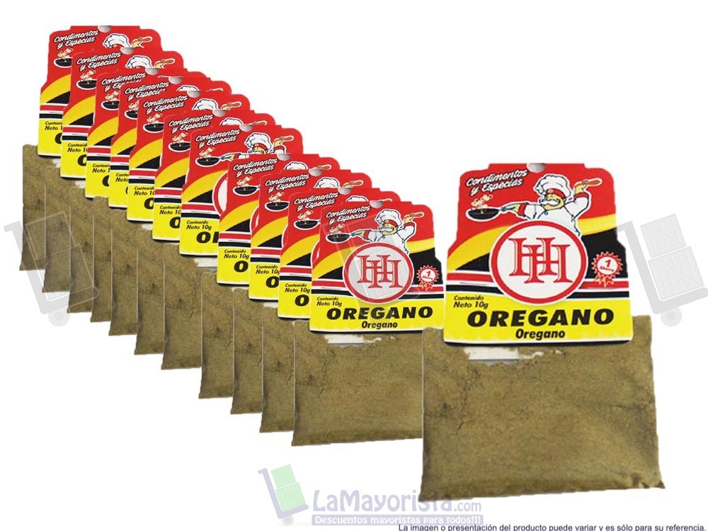 -Al por mayor- Condimento Oregano Hh X10Gr.