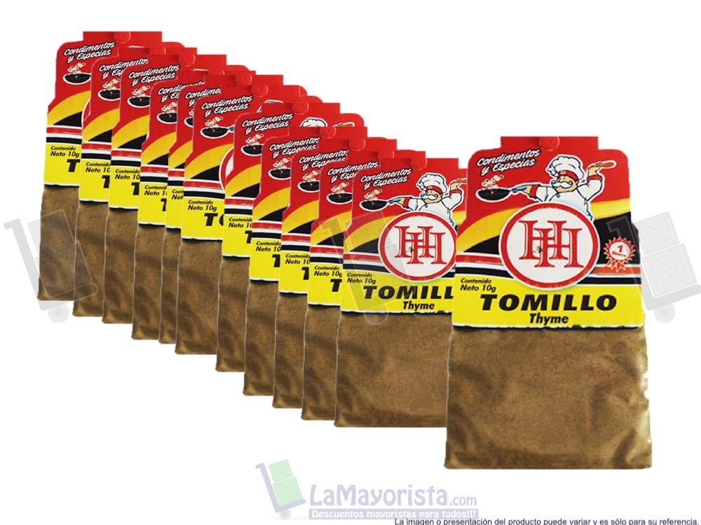 -Al por mayor- Condimento Tomillo Hh X10Gr.
