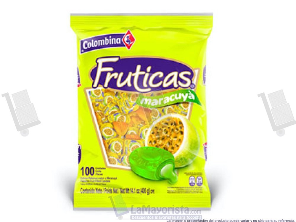 CONFITE FRUTICAS MARACUYA X 100