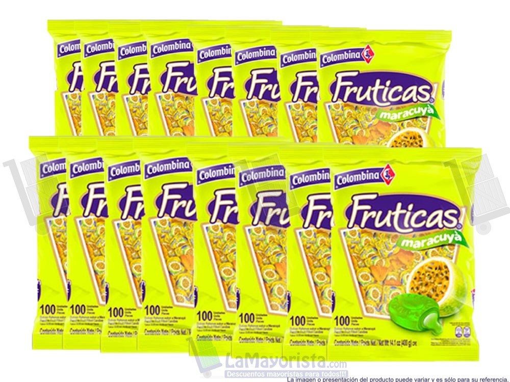 CONFITE FRUTICAS MARACUYA X 100