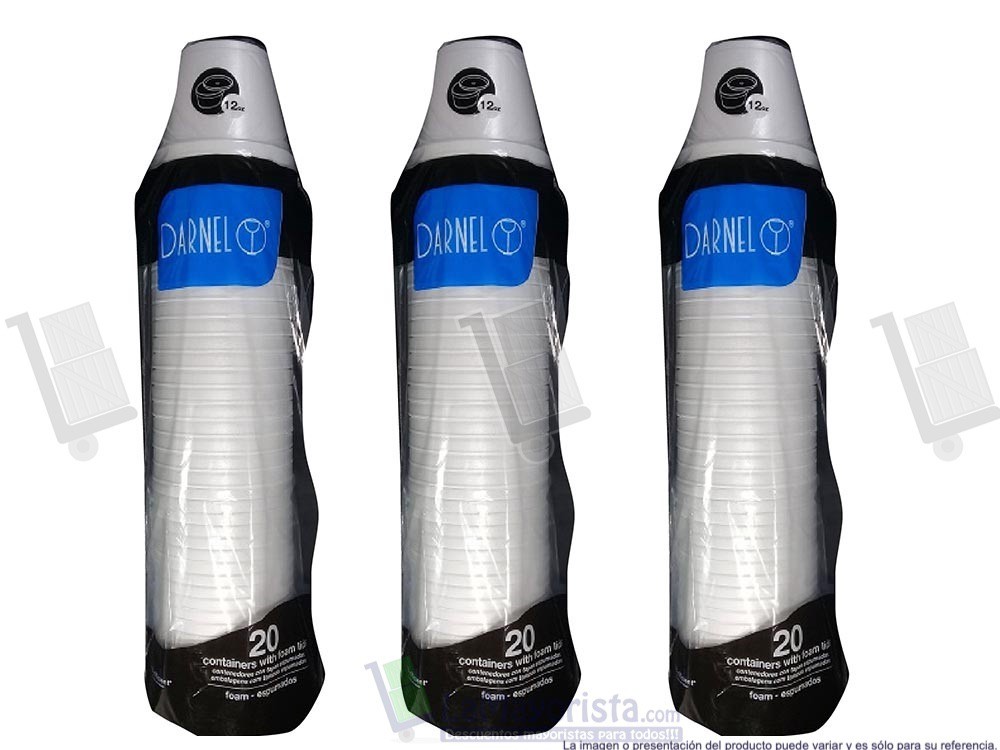CONTENEDOR DARNEL 12oz. X 20UND