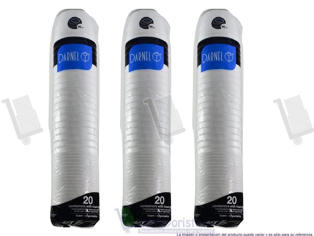 CONTENEDOR DARNEL 16 oz. X 20UND