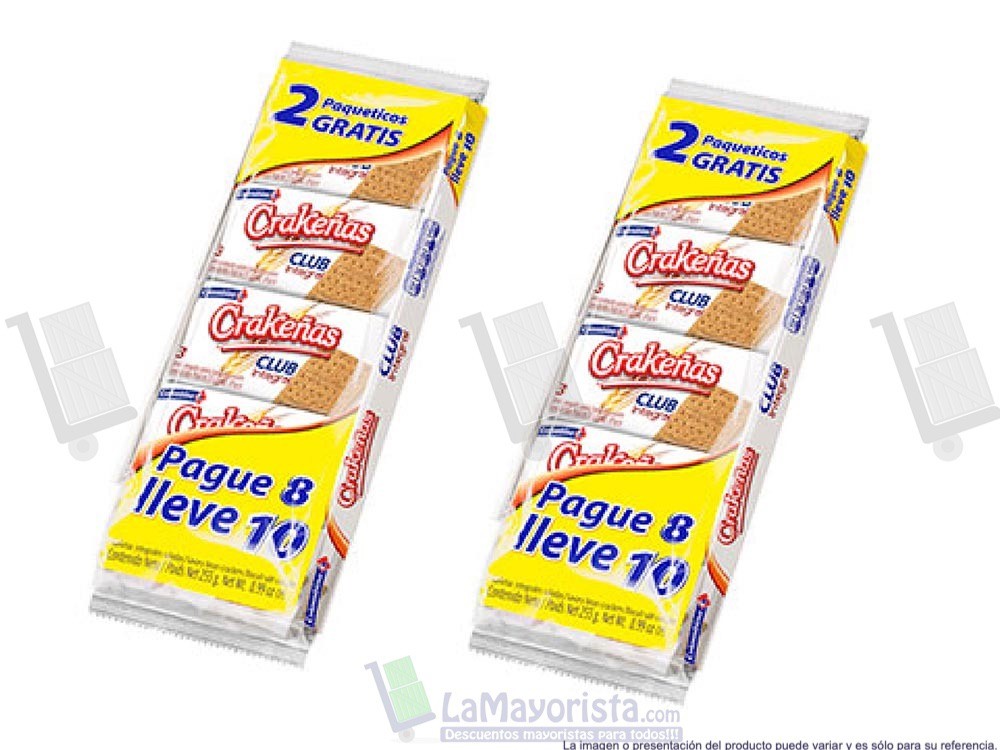 -Al por mayor- Crakeña Club Integral x153 gr