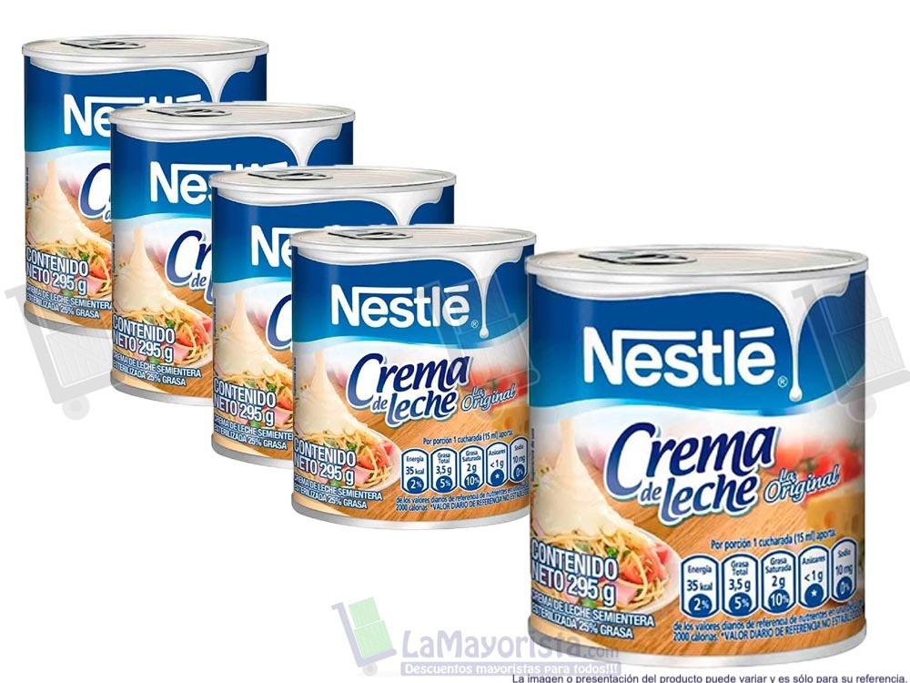 -Al por mayor- Crema De Leche Nestle X295Gr.