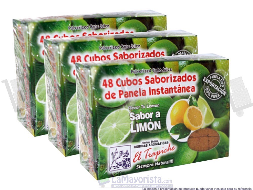 -Al por mayor- Cubos De Panela Trapiche Canela