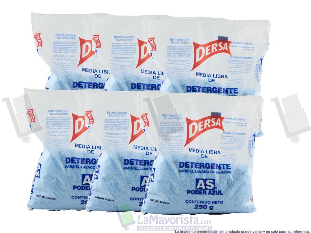 -Al por mayor- Detergente Dersa Azul  X 250
