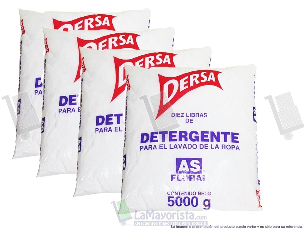 -Al por mayor- Detergente Dersa Floral  X 5K