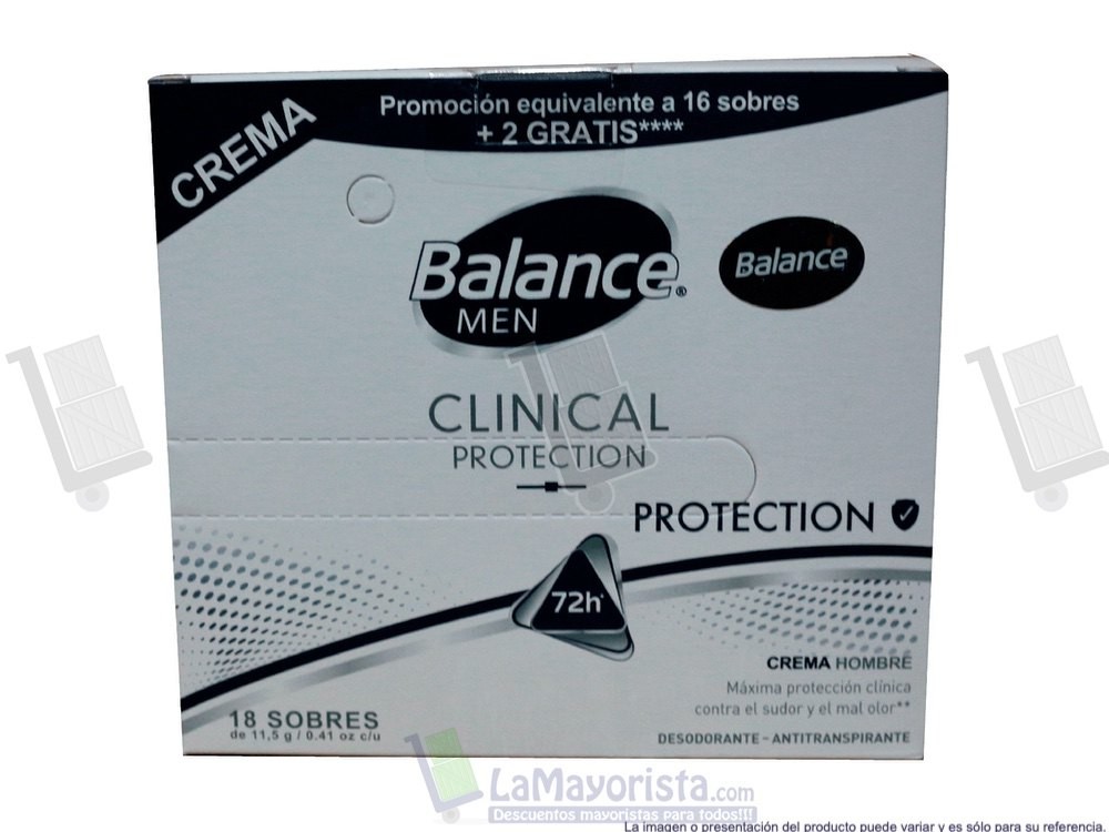 DESODORANTE BALANCE CLINICAL MEN X18