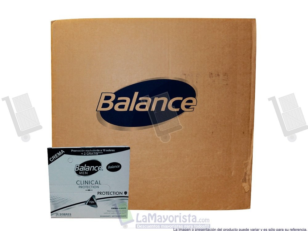 DESODORANTE BALANCE CLINICAL MEN X18