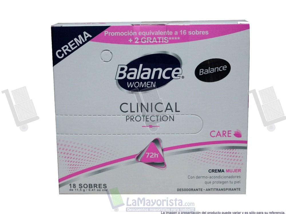 DESODORANTE BALANCE CLINICAL WOMEN X18