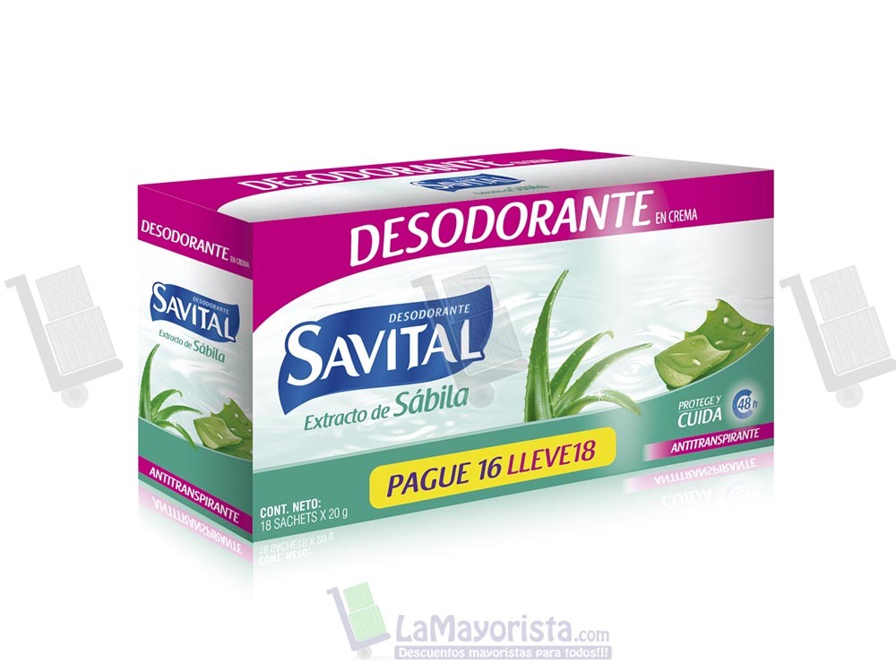 DESODORANTE SAVITAL X18