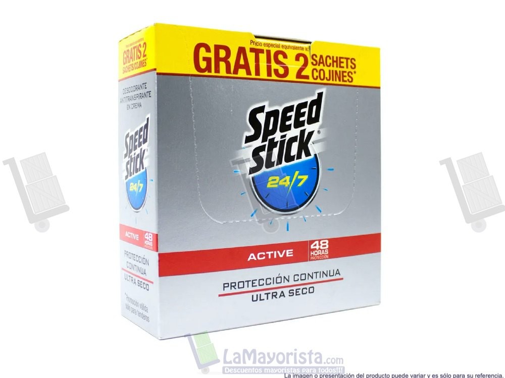 -Al por mayor- Desodorante Speed Stick Active Crema x 18