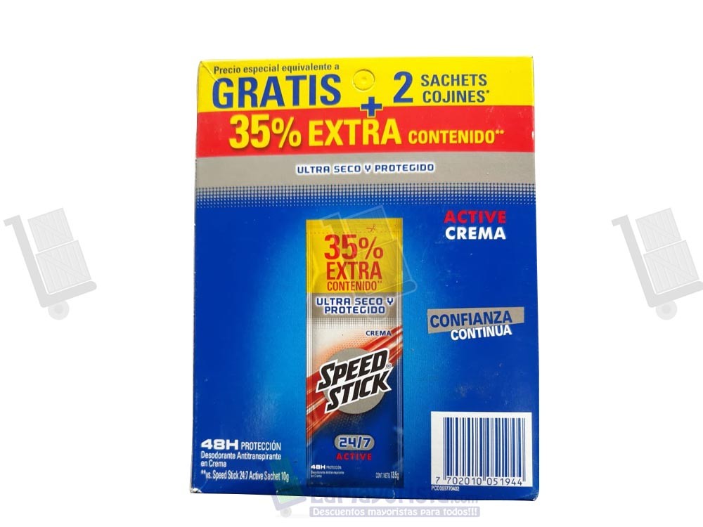 DESODORANTE SPEED STICK CREMA