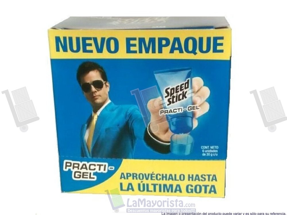 -Al por mayor- Desodorante Speed Stick Practi Gelx6Und