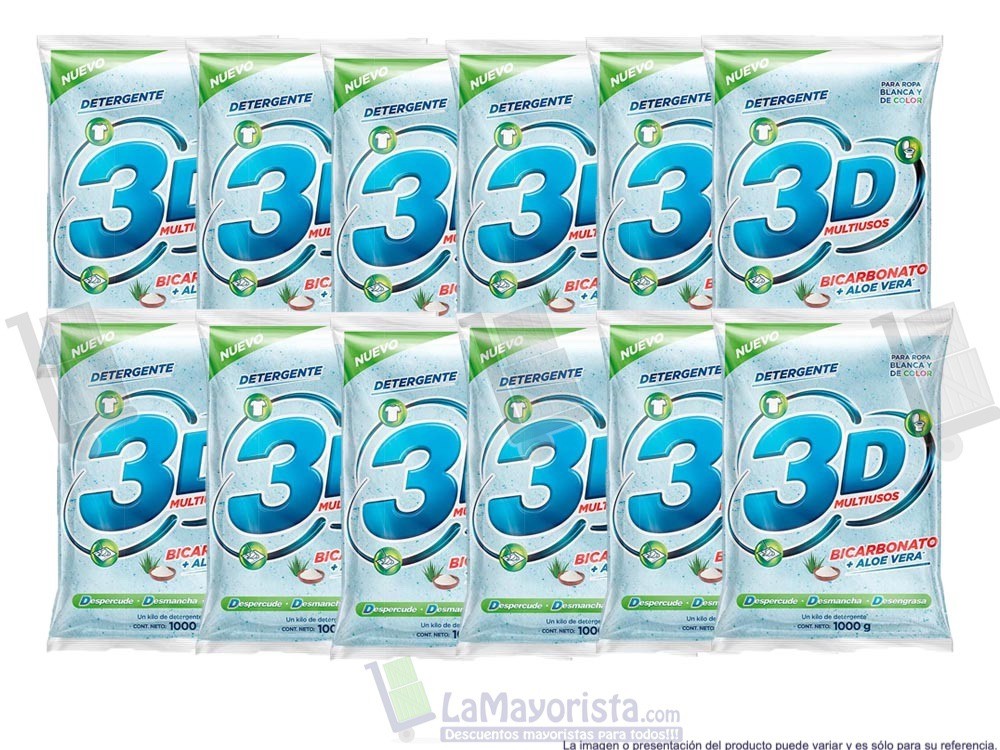 DETERGENTE 3D X 1.000gr.