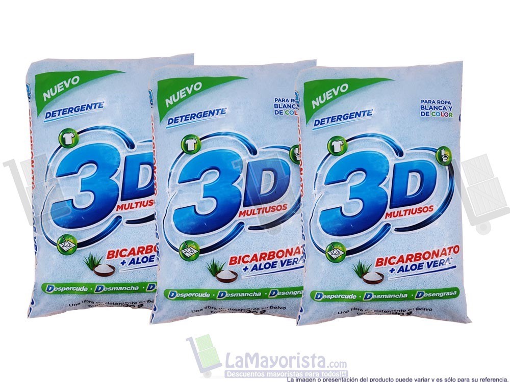 DETERGENTE 3D  X 3.000gr.