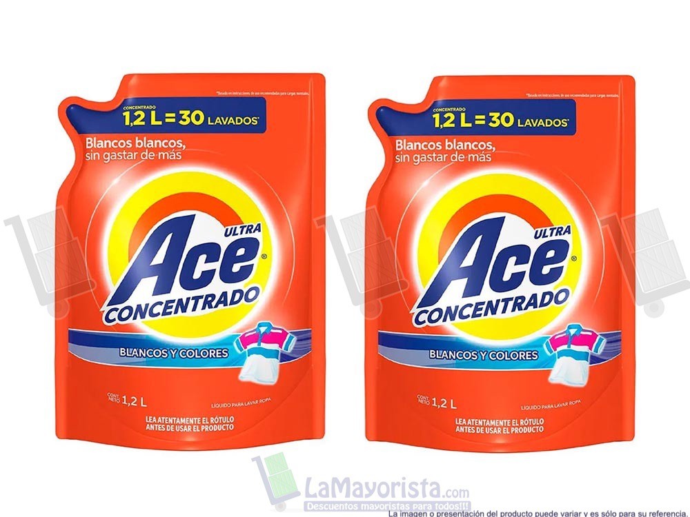 -Al por mayor- Detergente Ace Liquido  X 1.000
