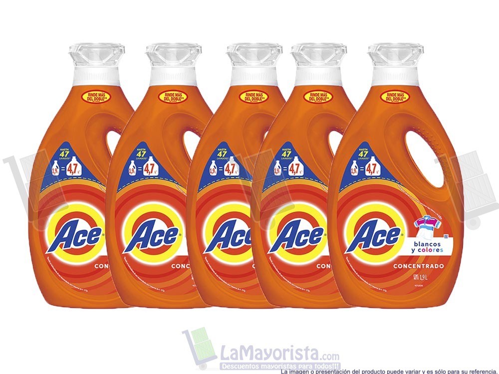 -Al por mayor- Detergente Ace Regular  X 2.000