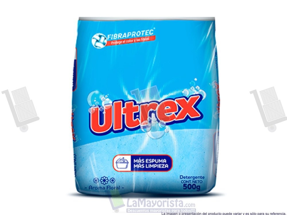 -Al por mayor- Detergente Ultrex Floral  X 500Gr.