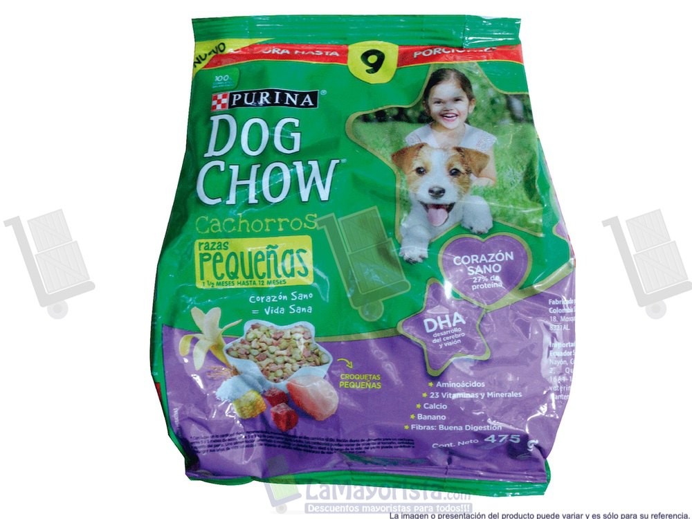 DOG CHOW CACHORRO RAZA PEQ. X 475gr.
