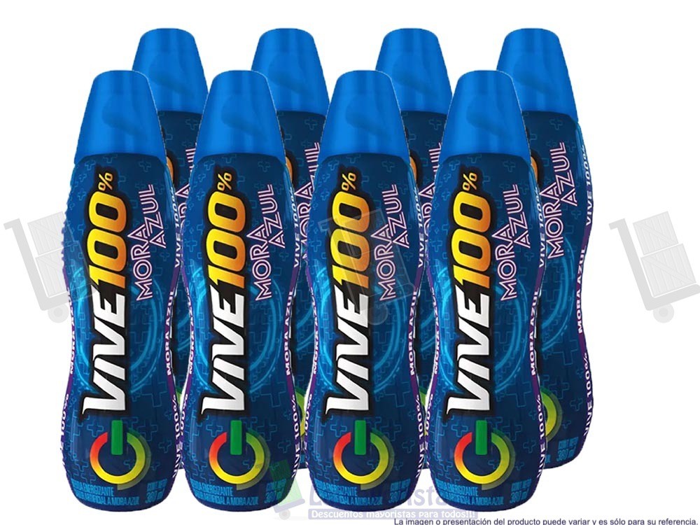 -Al por mayor- Energizante Vive100 Mora 230Ml