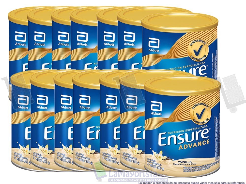 -Al por mayor- Ensure Advance Lata X 400Gr.