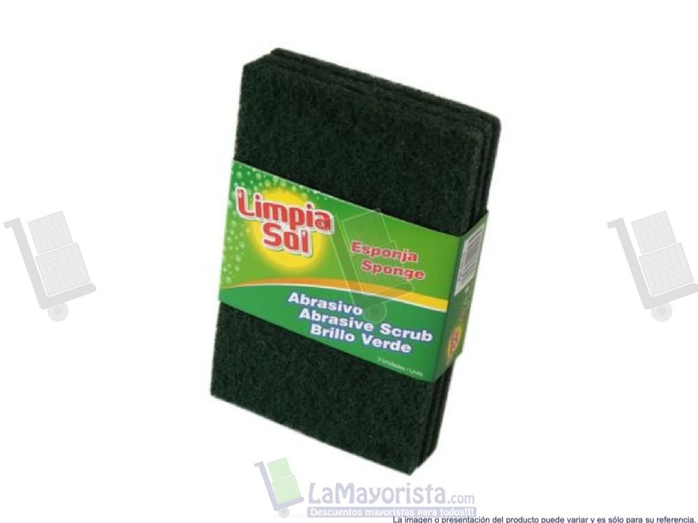 ESPONJA ABRASIVA X 36 UNIDADES