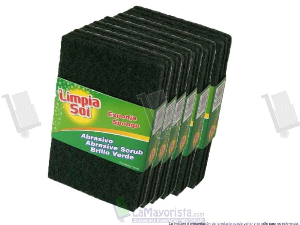 ESPONJA ABRASIVA X 36 UNIDADES
