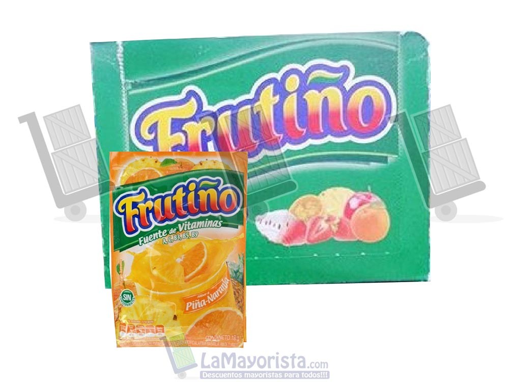 -Al por mayor- FRUTIÑO 2L. PIÑA NARANJA X 20 unidades
