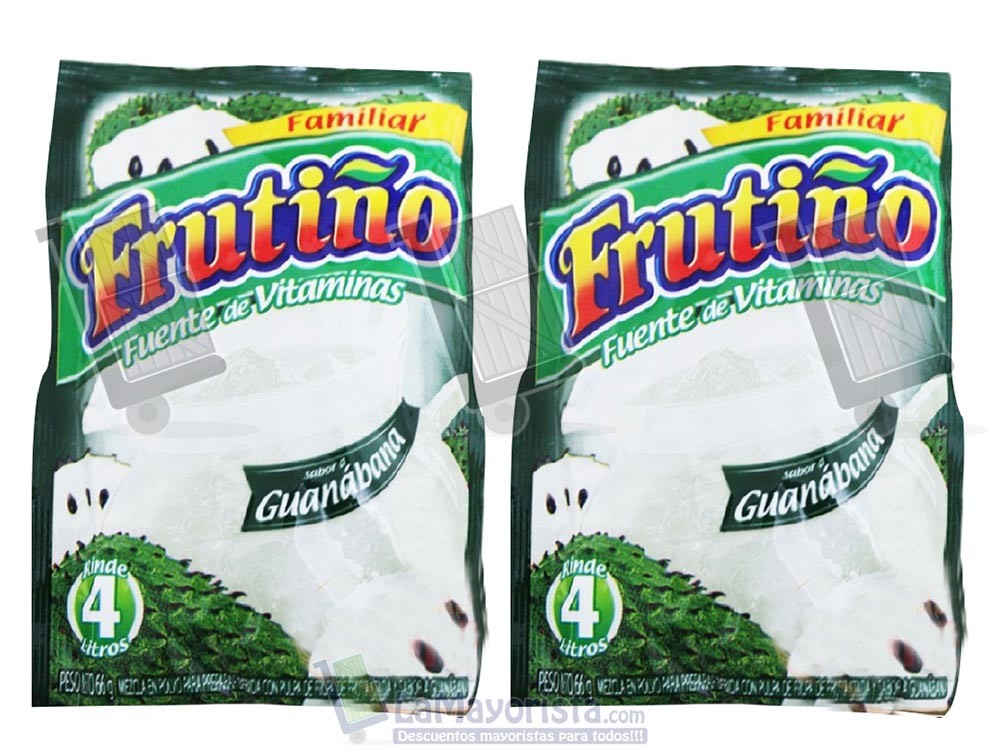 -Al por mayor- FRUTIÑO 4L. GUANABANA X10 unidades