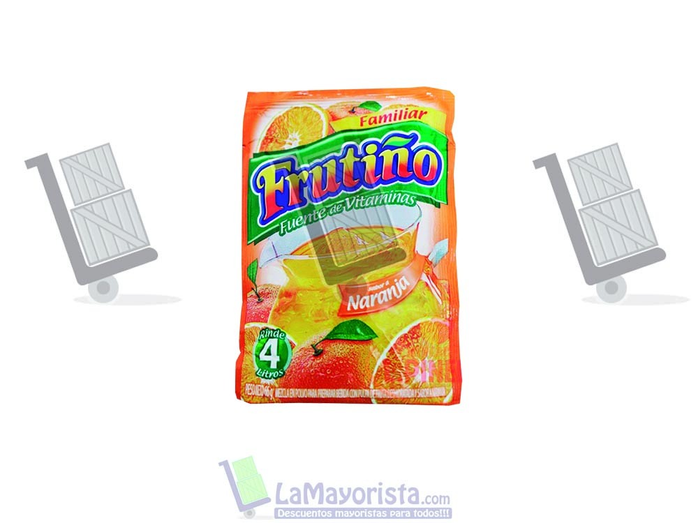 -Al por mayor- FRUTIÑO 4L .NARANJA X10 unidades