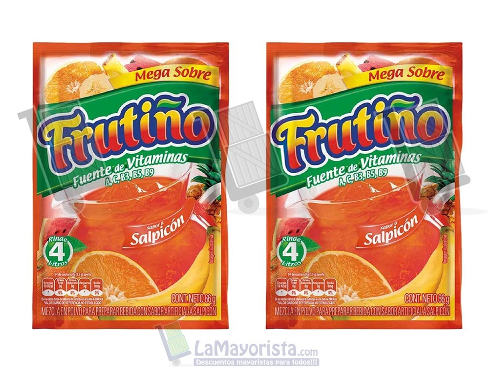 -Al por mayor- FRUTIÑO 4L. SALPICON X 10 unidades