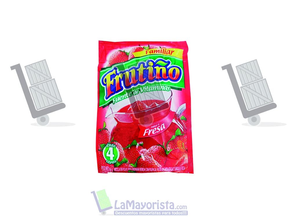 -Al por mayor- FRUTIÑO 4L. FRESA X10 unidades
