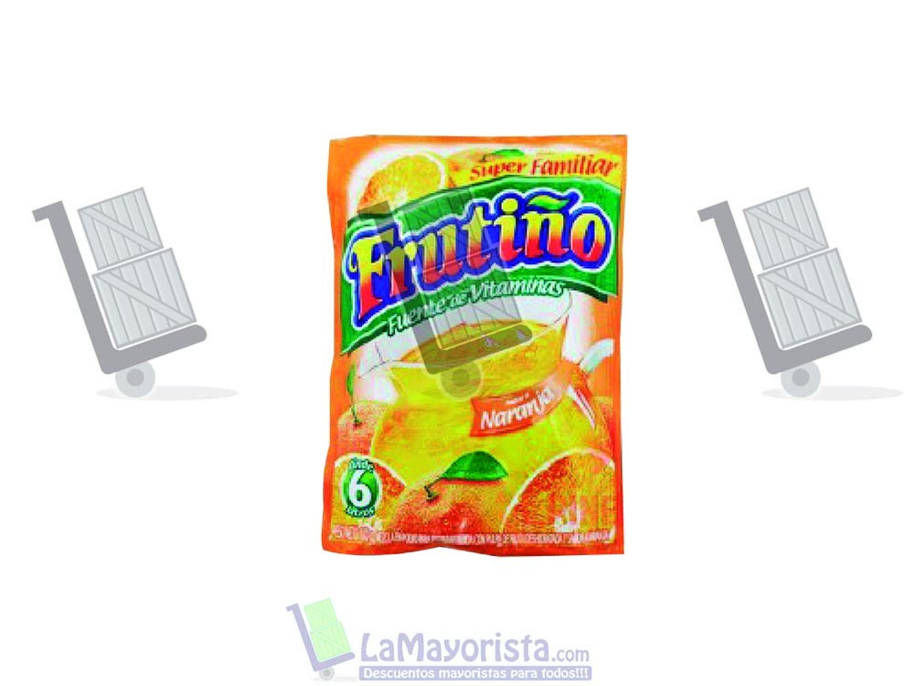 -Al por mayor- FRUTIÑO 6L. NARANJA X 12 unidades