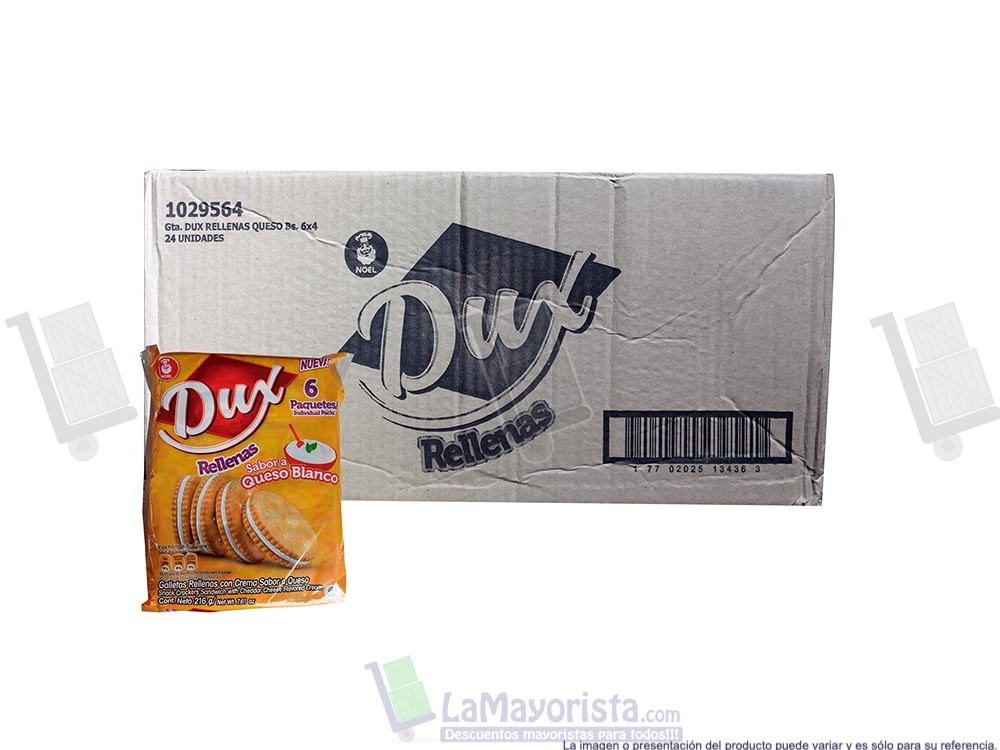 -Al por mayor- Galleta Dux Queso X6 unidades