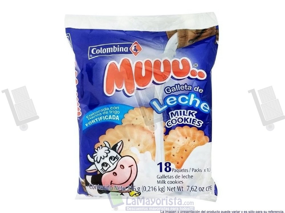 GALLETA MUUUU X 18 UNIDADES