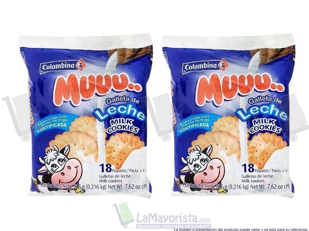 GALLETA MUUUU X 18 UNIDADES