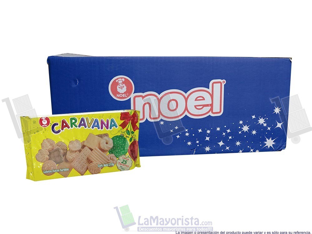 -Al por mayor- Galleta Navidad Noel Caravana X 220G