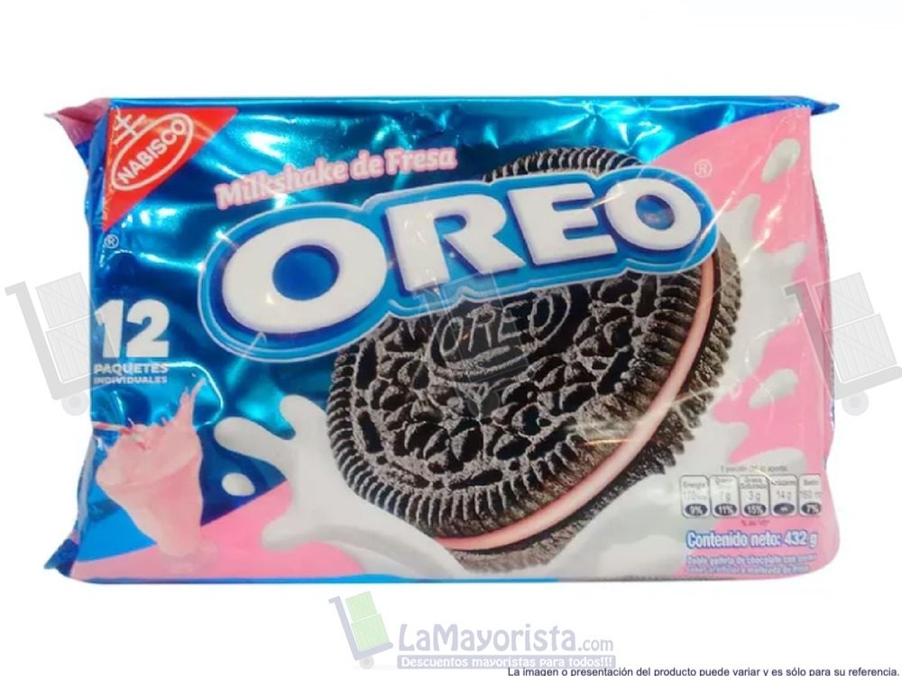 Galleta Oreo Fresa X 432G