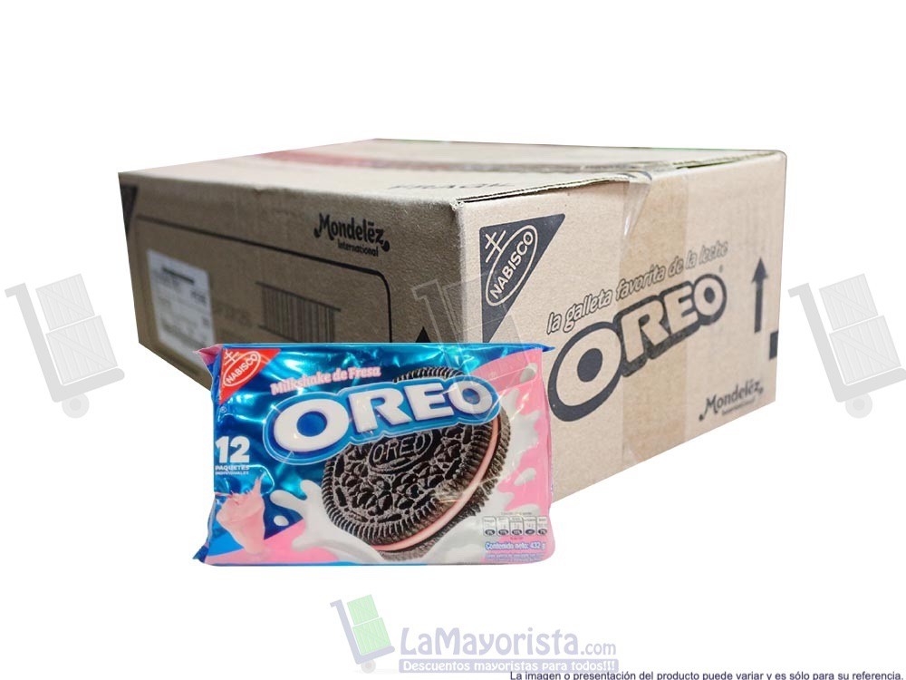 Galleta Oreo Fresa X 432G