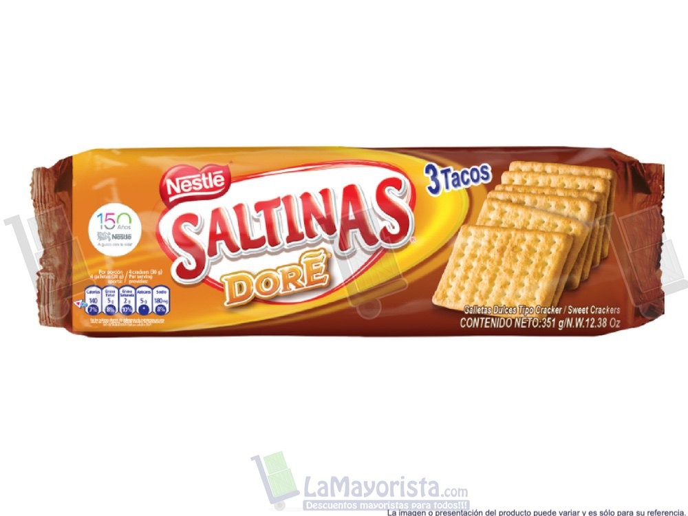GALLETA SALTINAS DORE 3 TACOS