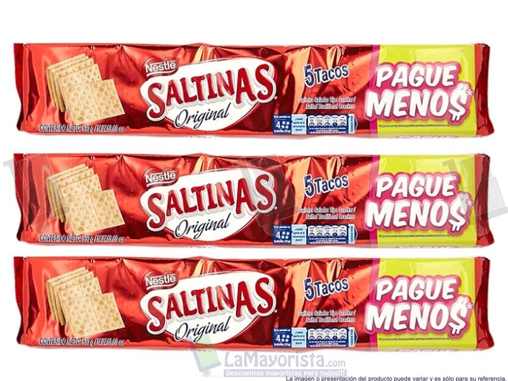 GALLETA SALTINAS NESTLE 5 TACOS