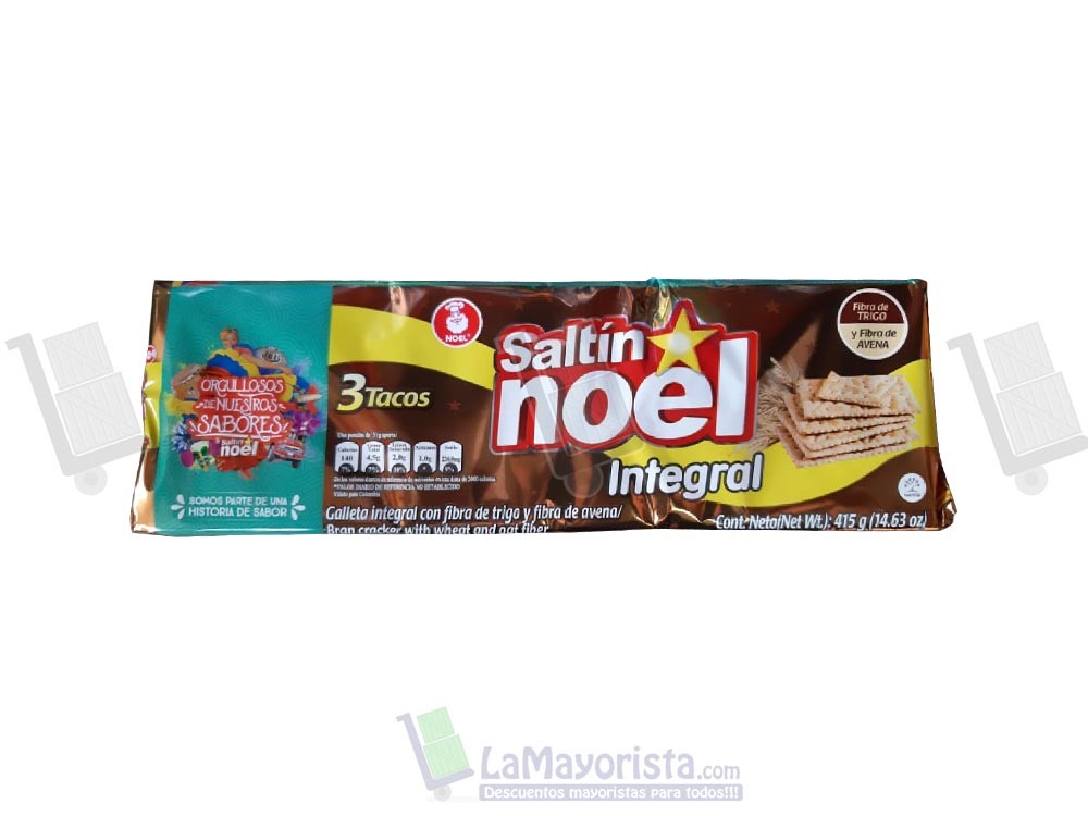 GALLETA SALTIN NOEL DOBLE FIBRA