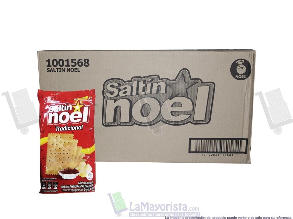-Al por mayor- Galleta Saltin X 9 X 216G